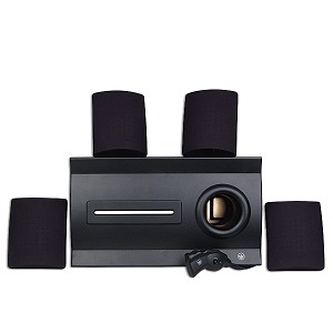 Kinyo Game Zone GZ-401 4.1 Channel Surround Sound Speaker System - Click Image to Close